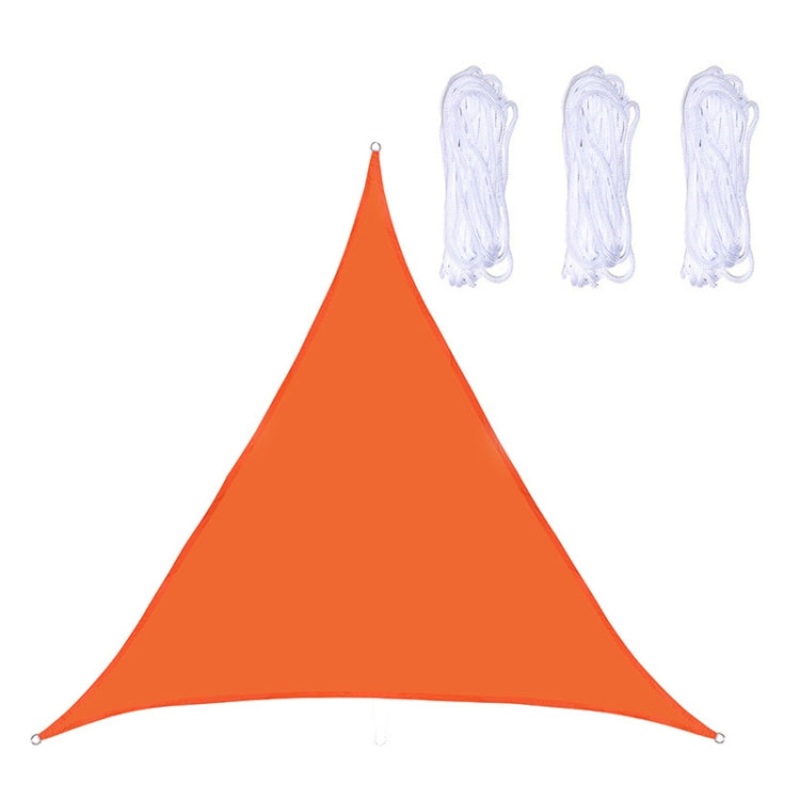 Triangle Waterproof Anti-UV Canopy (Orange) - 6m x 6m x 6m