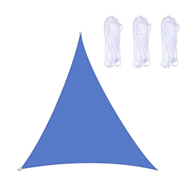 Waterproof Anti-UV Garden Sunshade Sail Canopy x 4.5m x 4.5m x 4.5m (Royal Blue)