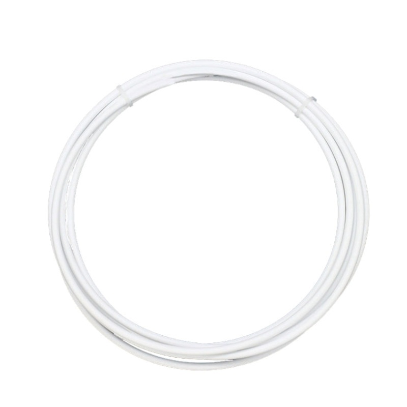 TRLREQ Mountain Bike Brake Tube 5mm Hydraulic Oil Disc Oil Brakes Braided Tube, Length: 3m (White)