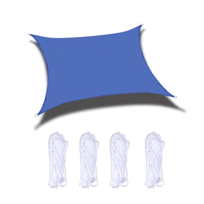 Waterproof Anti-UV Garden Sunshade Sail Canopy 4m x 5m (Royal Blue)