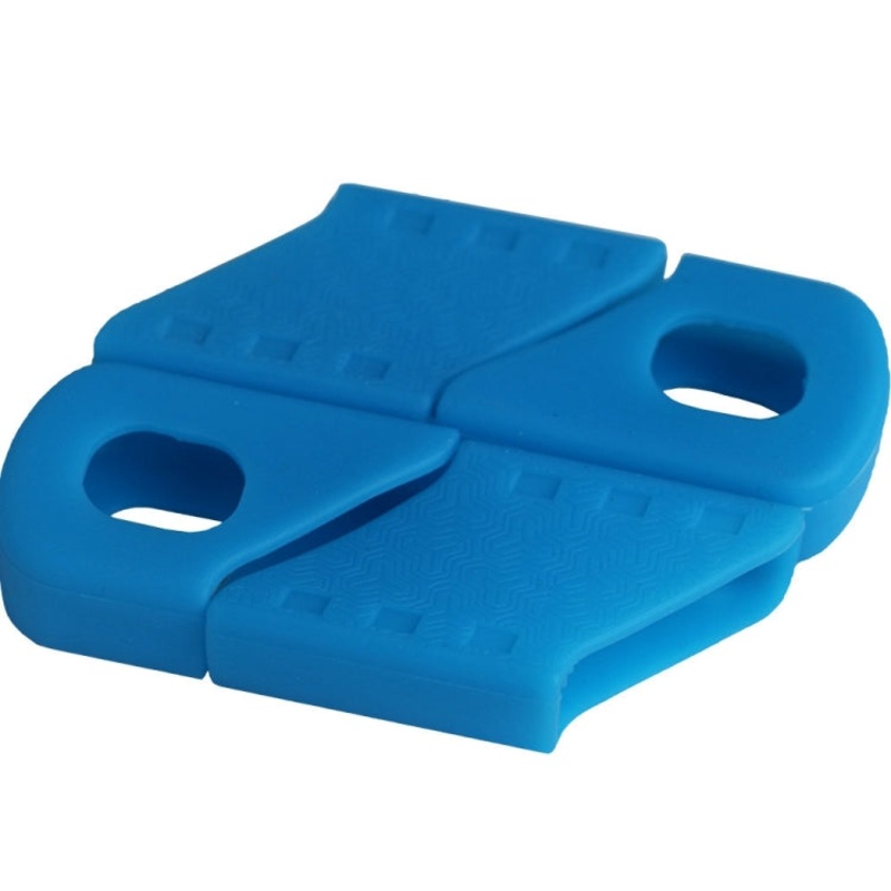 BIKERSAY CP001 Bicycle Crank Cover Silicone Arm Sleeve (Blue)