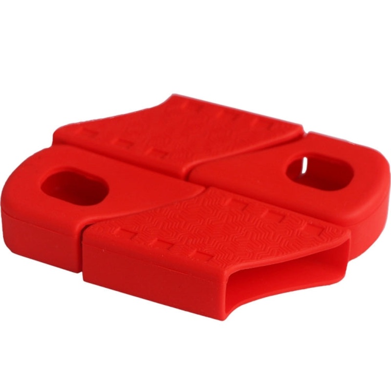 BIKERSAY CP001 Bicycle Crank Cover Silicone Arm Sleeve (Red)