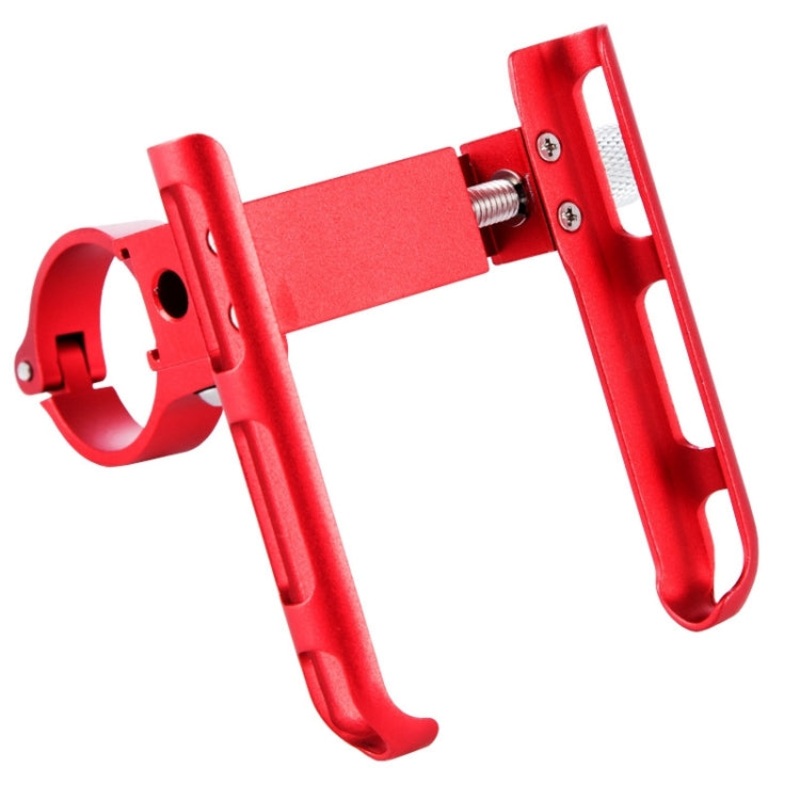 Universal Aluminum Alloy Motorcycle Bicycle Phone Holder (Red)