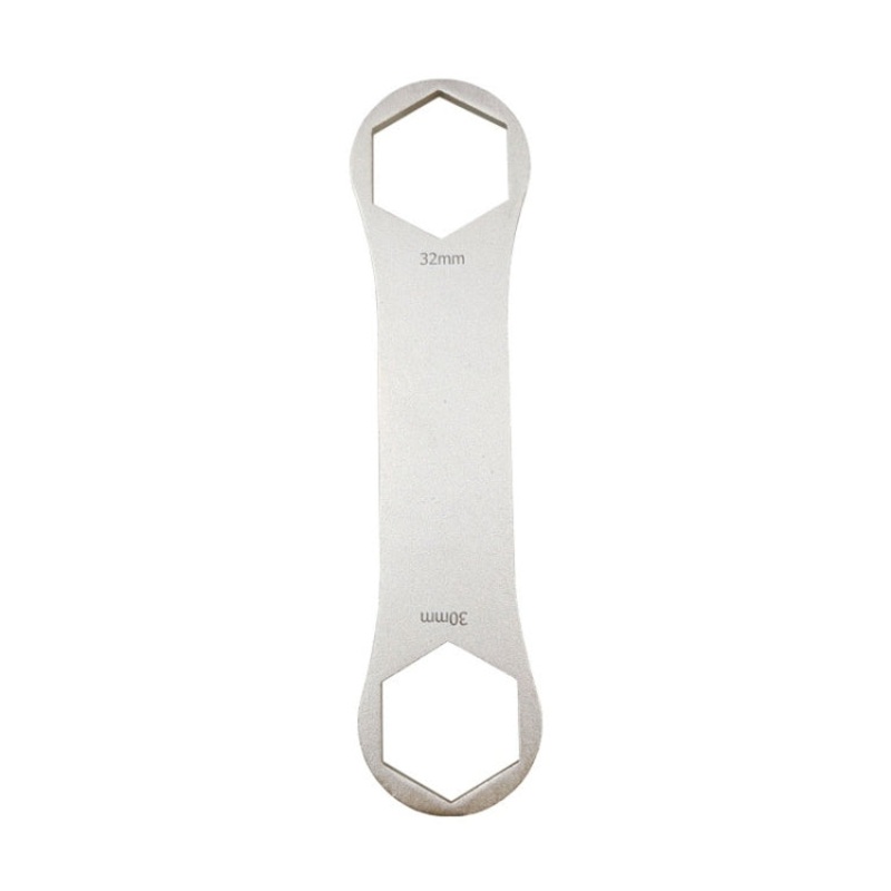 BIKERSAY BT050D Multifunctional Stainless Steel Bicycle Fork Wrench Double Head Spanner