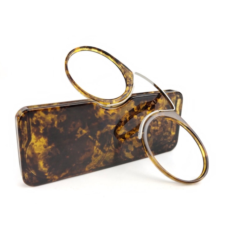 Mini Clip Nose Style Presbyopic Glasses without Temples, Positive Diopters:+1.00(Hawksbill)