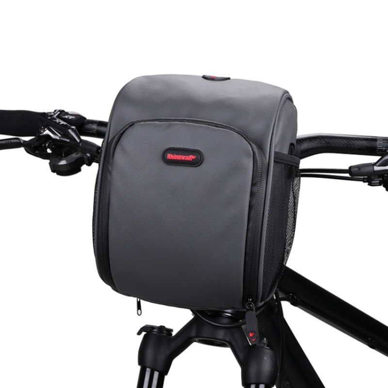 Rhinowalk Bicycle Handlebar Bag Multi-Function Big Capacity Front Bag (Gray)