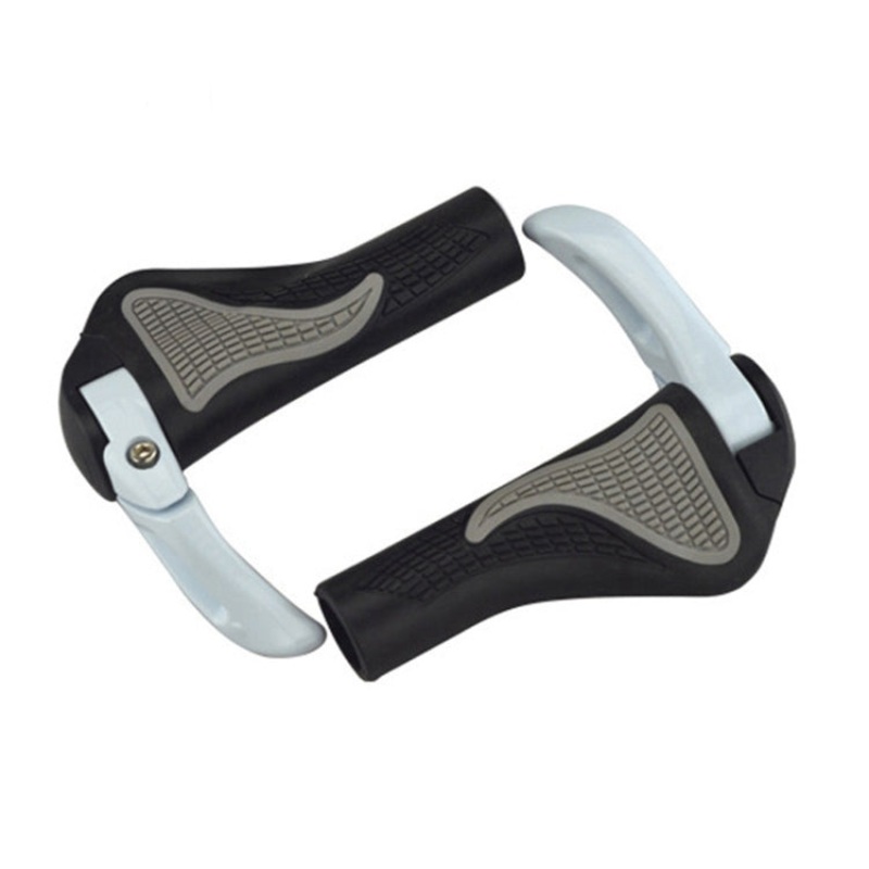 Rubber Goat Style Bicycle Handlebar Cover for Biking (White)
