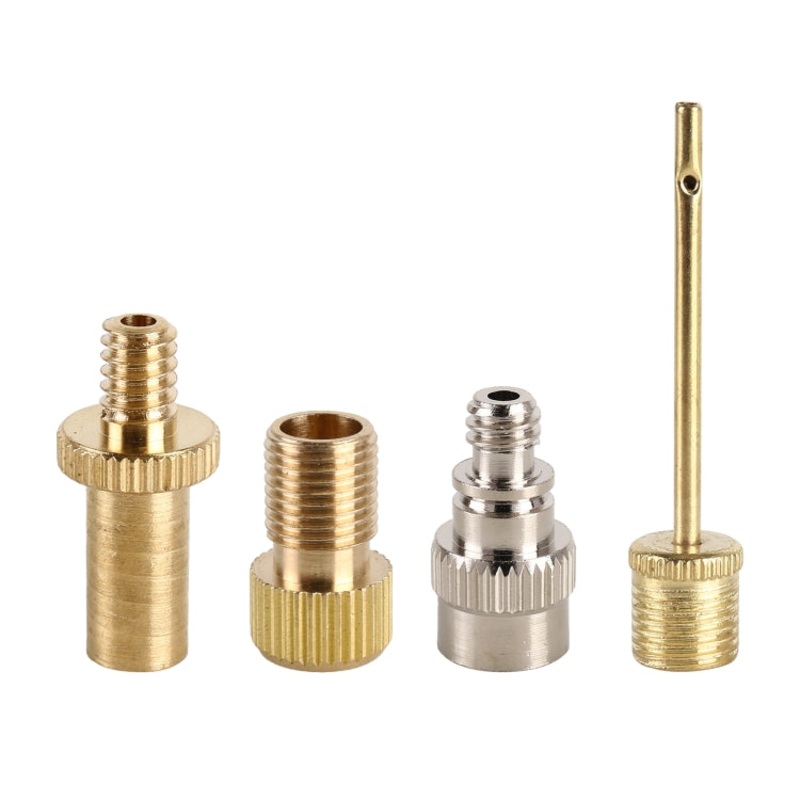 4 in 1 Inflator Adapter French US UK Mouth Inflation Needle Adapter (one size)