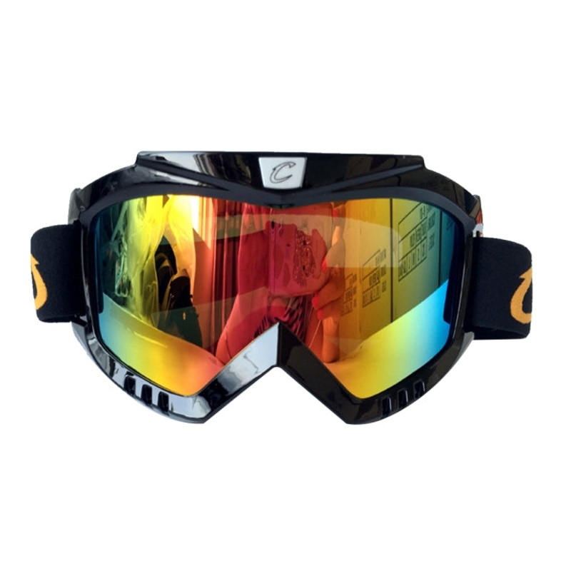 Motorcycle Helmet Riding Mask Goggles Set Outdoor Wind and Sand Resistant Off-road Harley Goggles Removable Masks(Colour)