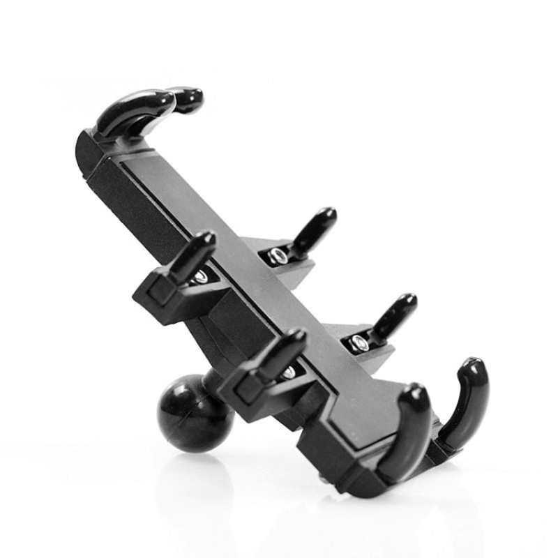 Universal Octopus Ball Head Metal Bike Phone Holder (Black) for Bicycles and Motorcycles
