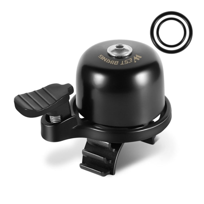 Bicycle Copper Bell Mountain Bike Mini Bell Black (Size: One Size)