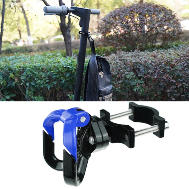 For Ninebot MAX G30 Scooter Accessories Aluminum Alloy Hook Rod Hook, Specification: Double Hook (Blue Black)