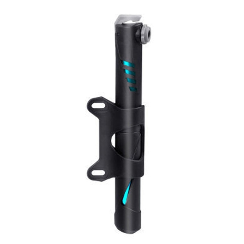 Portable Mini Home Charging Basketball Air Tube Bicycle Pump (Black Blue)