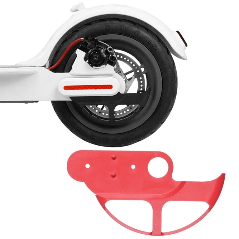 Scooter Brake Protector Disc Brake Disc Protector For Xiaomi Mijia M365 / M365 Pro / 1S(Red)