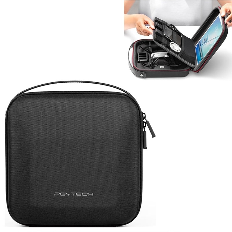 PGYTECH Portable PU Nylon EVA Storage Bag for DJI TELLO (Black)
