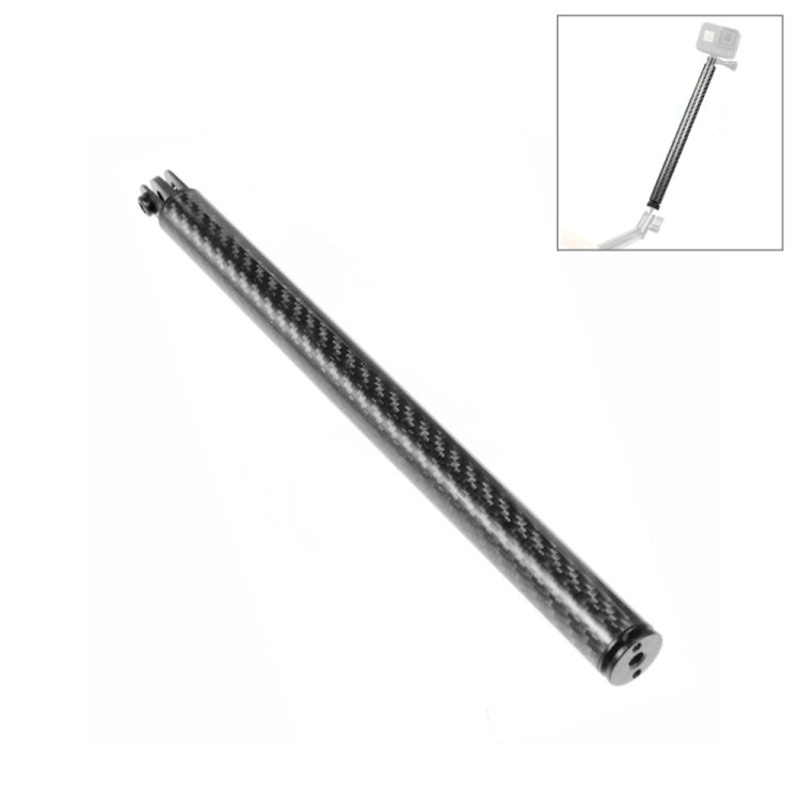 PULUZ 275mm Aluminum Alloy Carbon Fiber Floating Buoyancy Selfie-stick Extension Arm Rods for GoPro, Insta360, DJI and Other Action Cameras