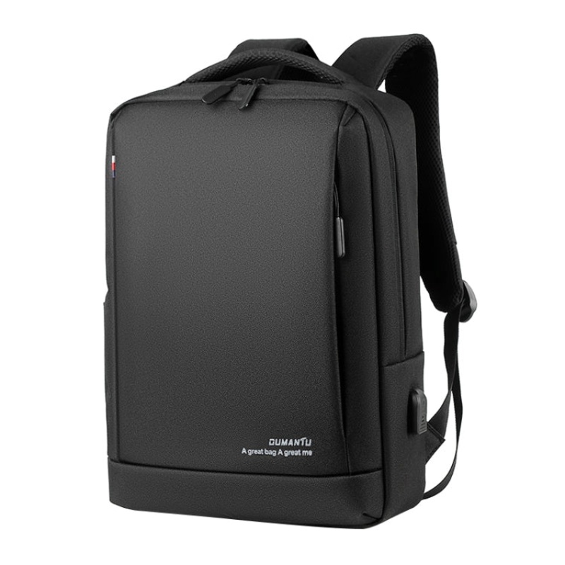 Large Capacity Business Laptop Backpack with External USB Port (Black)