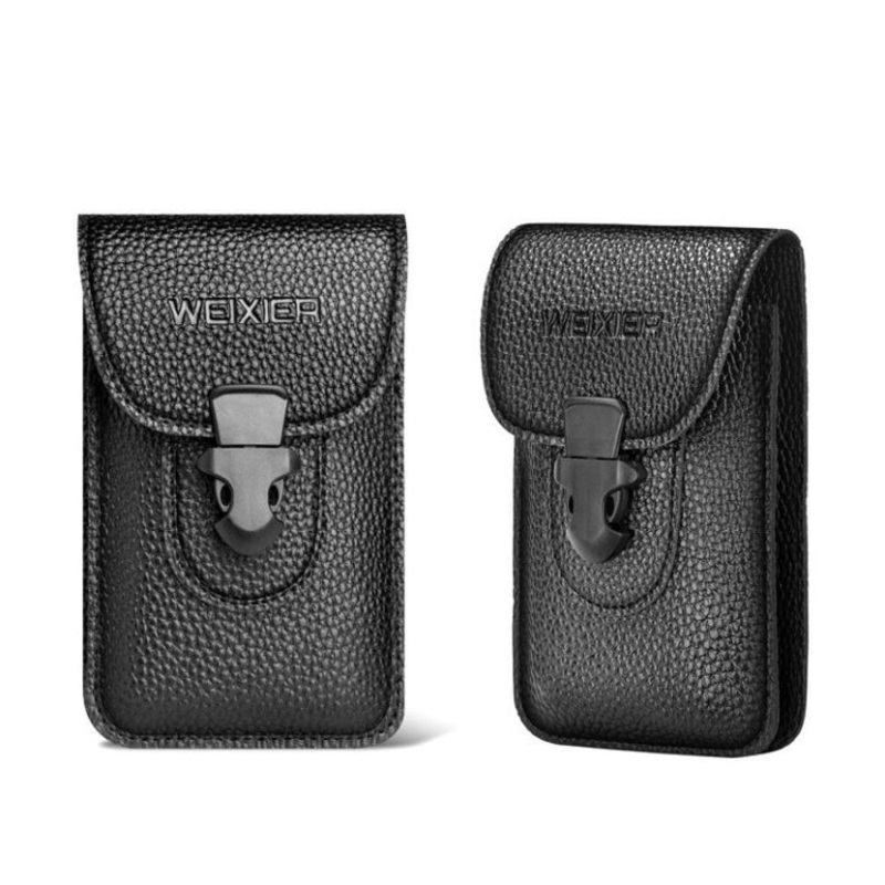 7 Inch Belt Waistband Bag Outdoor Sports Men Mobile Phone Waist Bag (Black)