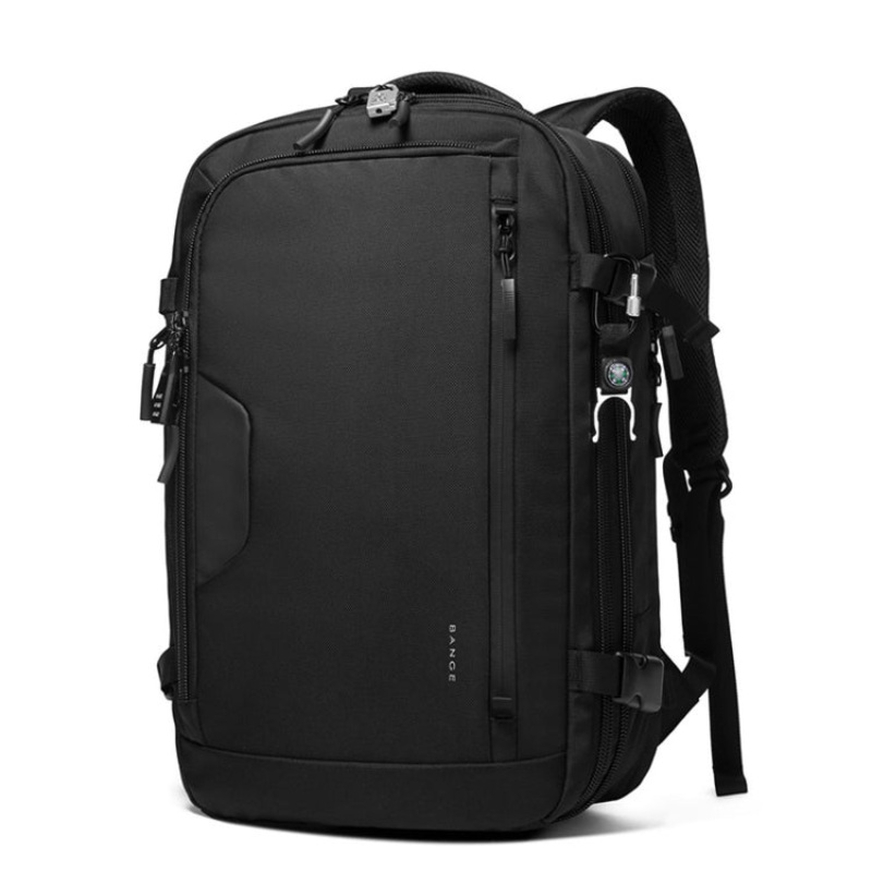 Large Capacity Business Anti-theft Waterproof Men Backpack (Black)