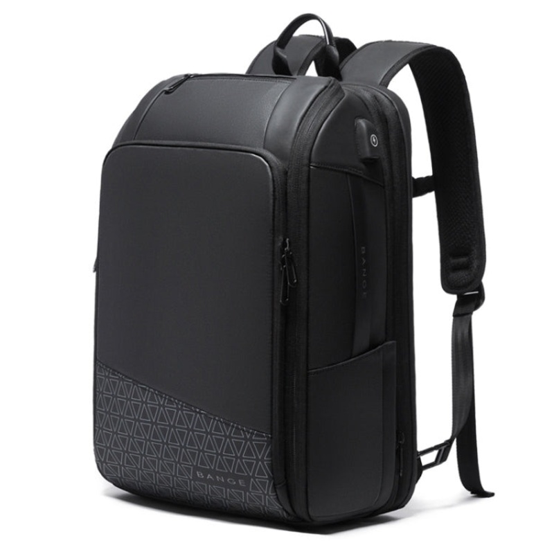 Large Capacity Business Waterproof Backpack Travel Oxford Cloth Computer Backpack (Black)