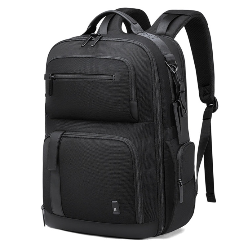 Large Capacity Waterproof Business Travel Computer Backpack(Black)