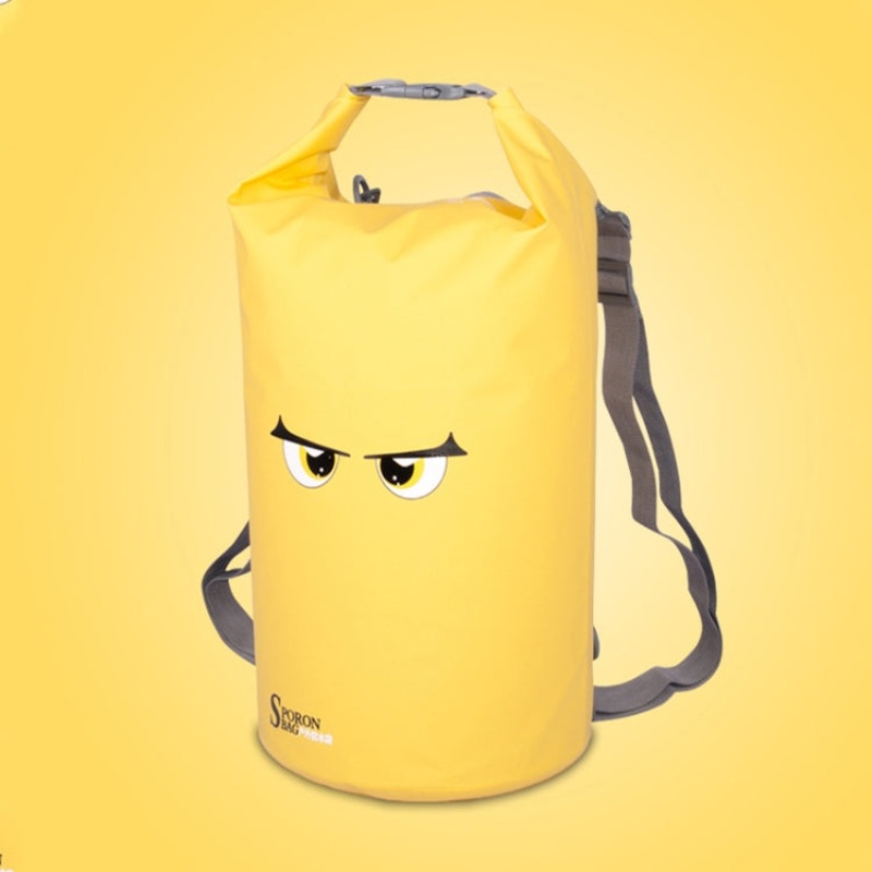 Waterproof Beach Swimming Rafting Bag Storage Bucket (Yellow)