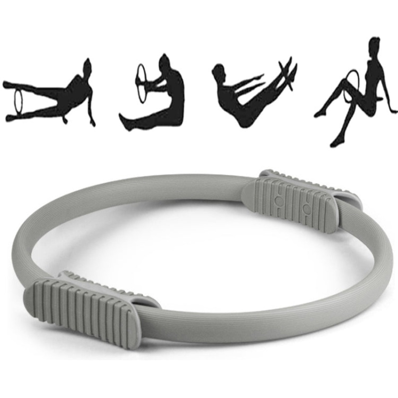 Yoga Pilates Ring Body Fitness Magic Circle 32cm Gray