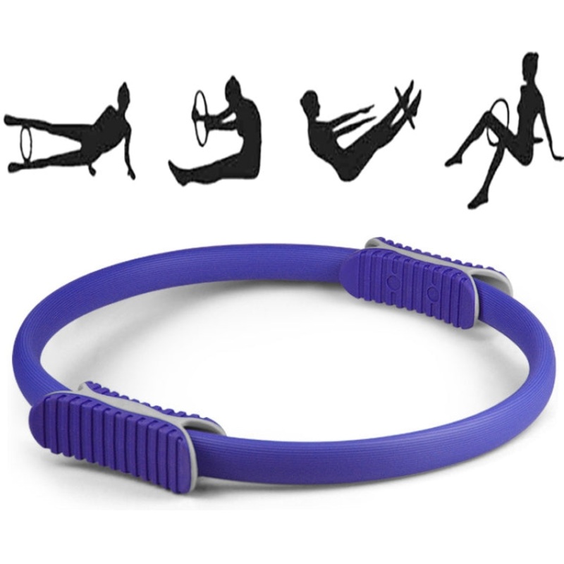 Yoga Pilates Ring Body Fitness Magic Circle 32cm Purple (Inner Diameter: 32cm)