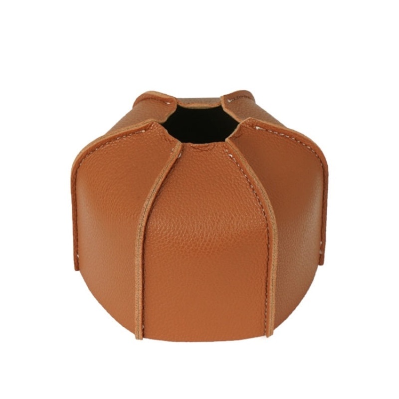 Outdoor Camping Gas Tank Leather Case (230g) PU Protective Cover for Steam Lamp Fuel Tank