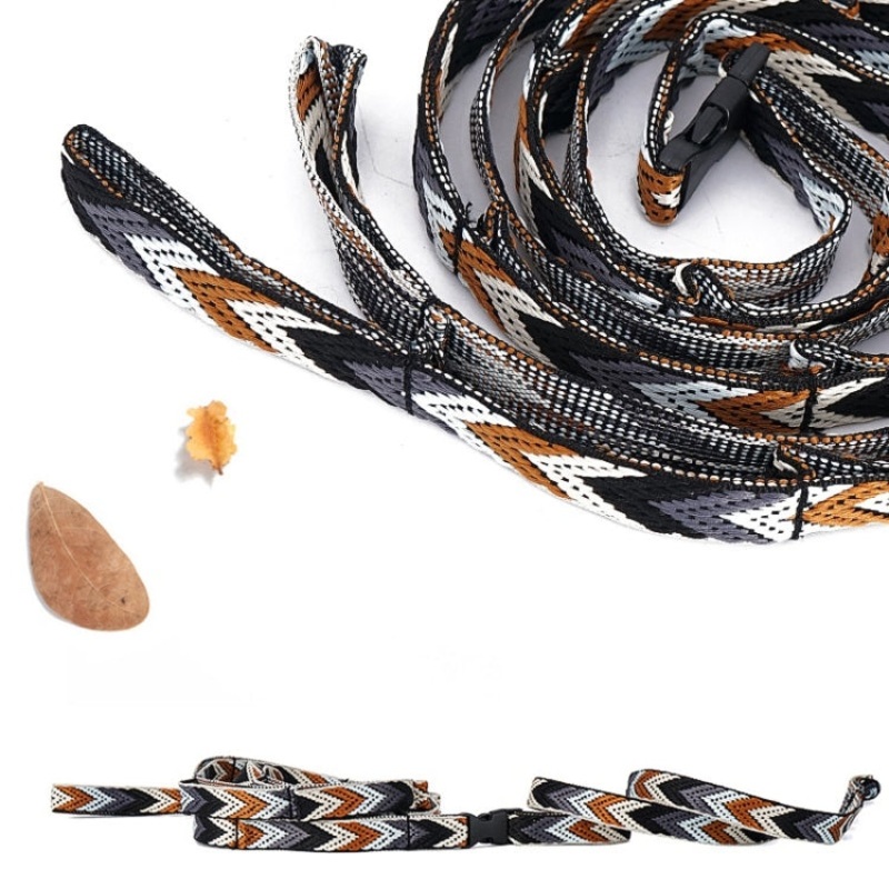 Outdoor Camping Tent Storage Lanyard Lengthened Bundled Clothesline(Black)