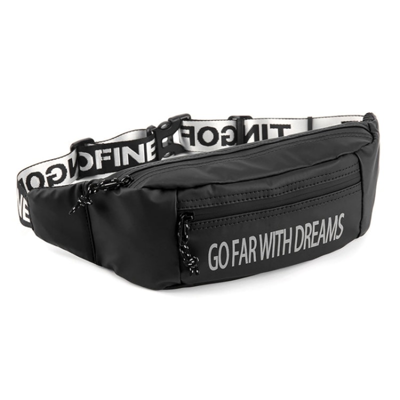 Multi-function Outdoor Fashion Mobile Phone Crossby Chest Bag (Black)