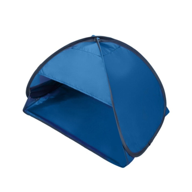 Automatic Quick Opening Sunshade Headrest Tent (Blue, L 80x50x55cm) for Indoor and Outdoor