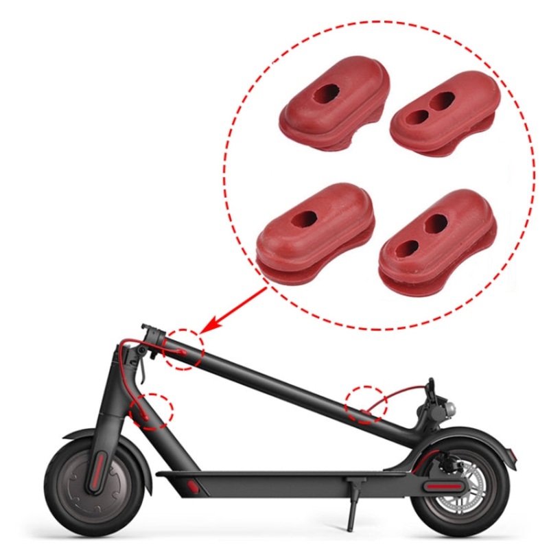4 In 1 Charge Port Cover Cap Siliceone Plug For Xiaomi M365 Scooter