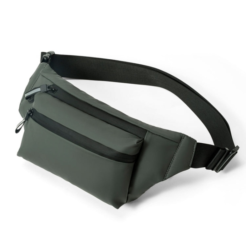 Adjustable Oxford Cloth Waist Bag for Men (Dark Green, 32 x 12 x 6cm)