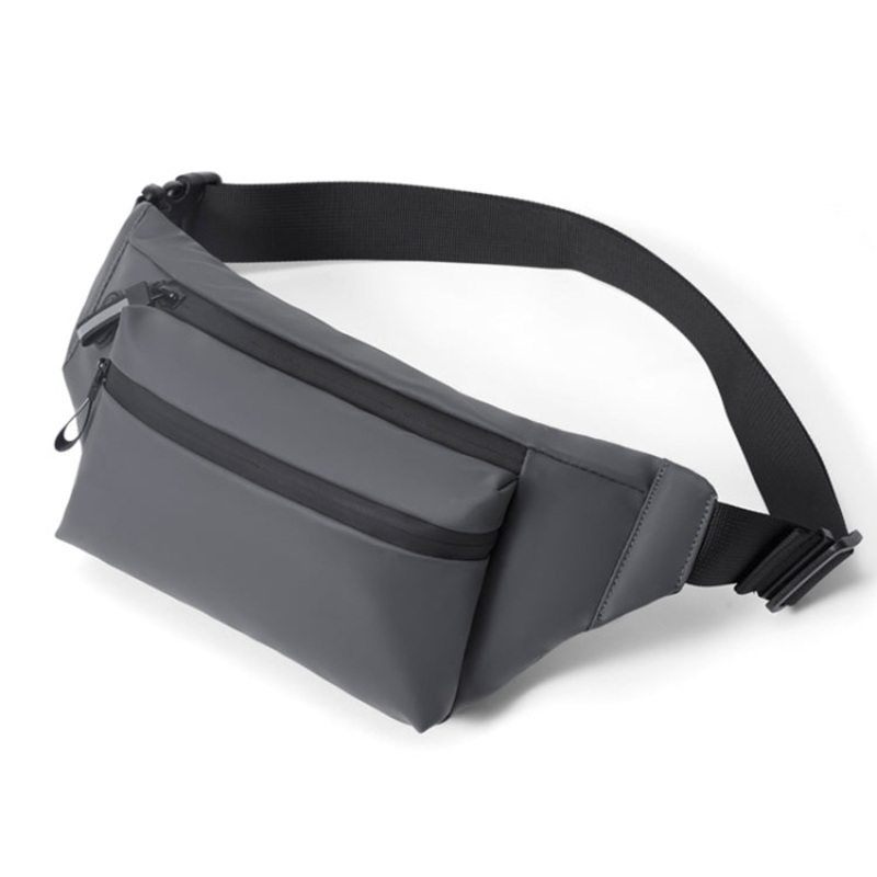Adjustable Oxford Cloth Waist Bag for Men (Grey)