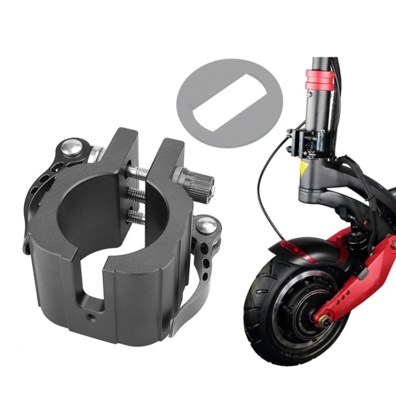 Folding Clamp For ZERO 8X 10X 11X SPEEDUAL Dualtron DT3 Thunder Electric Scooter With Pad Black