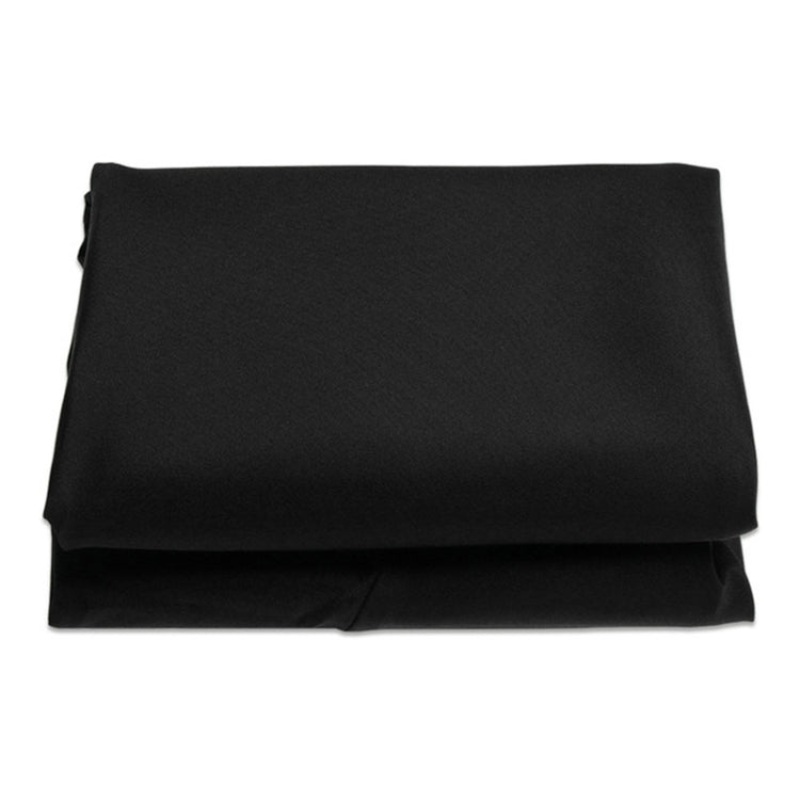 Polyester Parasol Replacement Cloth Round Garden Umbrella Cover, Size: Diameter 3m 6 Ribs (Black)
