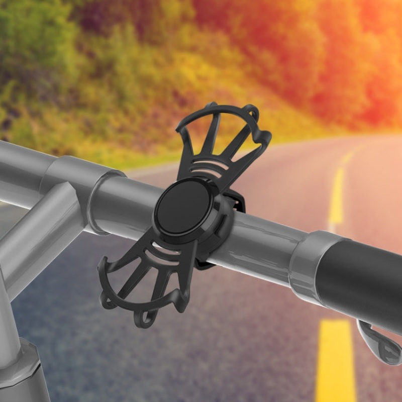 360 Rotating Bicycle Phone Frame (Black)