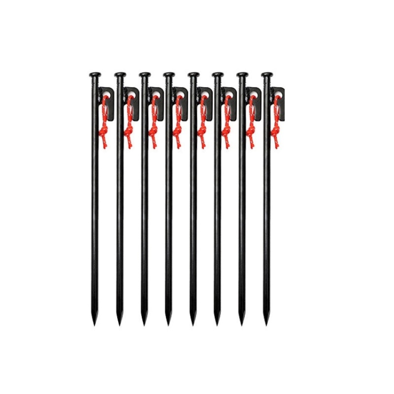 8 Pcs 30cm Outdoor Camping Windproof Fixed Canopy Ground Nails (Sizes: 30cm)