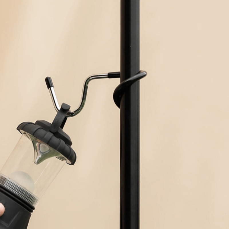 Outdoor Camping Antiskid S-Shaped Hook for Light Pole (3 PCS)