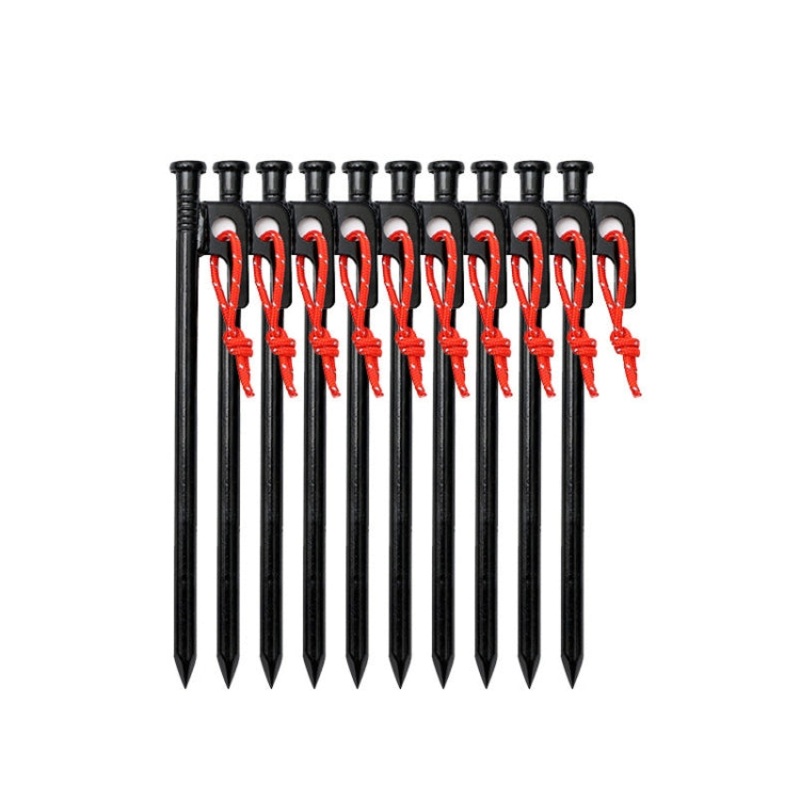 Outdoor Camping Windproof Canopy Ground Nails (10 pcs, 25 x 25 cm)