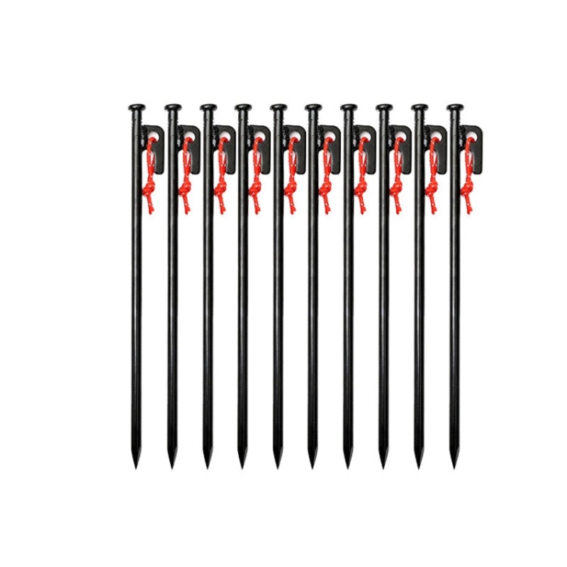 Outdoor Camping Windproof Fixed Canopy Ground Nails (10 PCS 30cm)