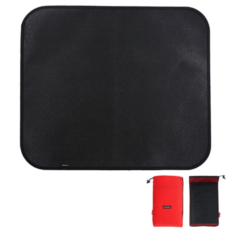 Outdoor Camping Silicone Fireproof Cloth Picnic Barbecue Heat Insulation Pad XL (800x750mm)
