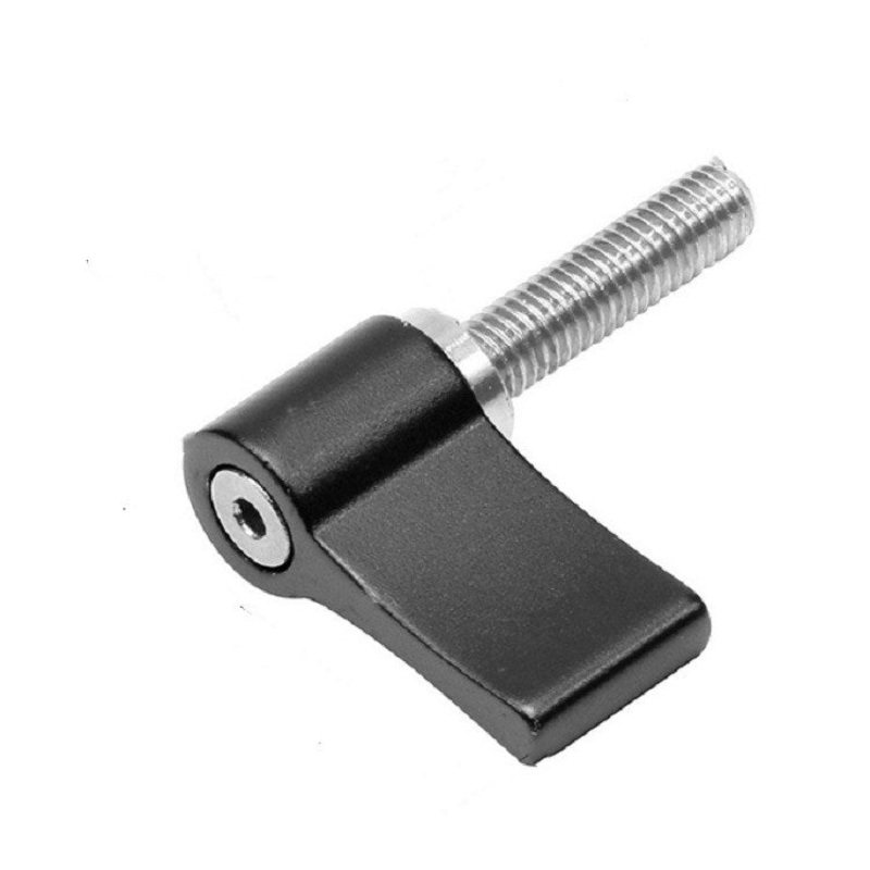 Aluminum Alloy Fixing Screw Action Camera Positioning Locking Hand Screw Accessories, Size:M5x20mm (Black)