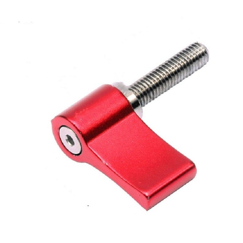 Aluminum Alloy Fixing Screw Action Camera Positioning Locking Hand Screw Accessories, Size:M5x20mm (Red)