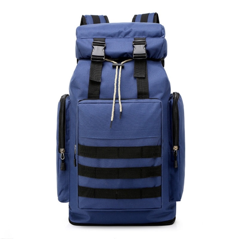 Large Capacity Outdoor Mountaineering Travel Camping Backpack (Blue)