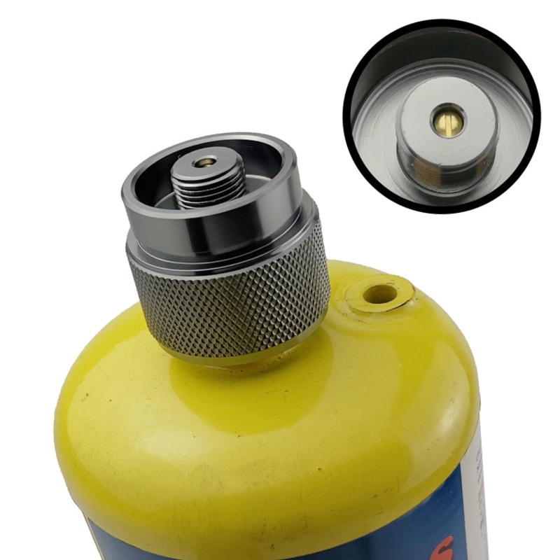 Camping Propane Gas Tank Adapter Outdoor Stove Converter US Standard Interface (Accessories)