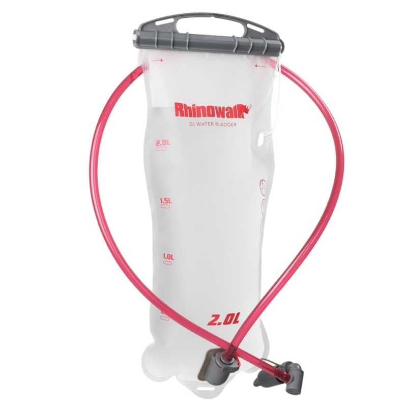 Cycling Water Bag Full Opening Outdoor Drinking Water Bag (Red 2L)