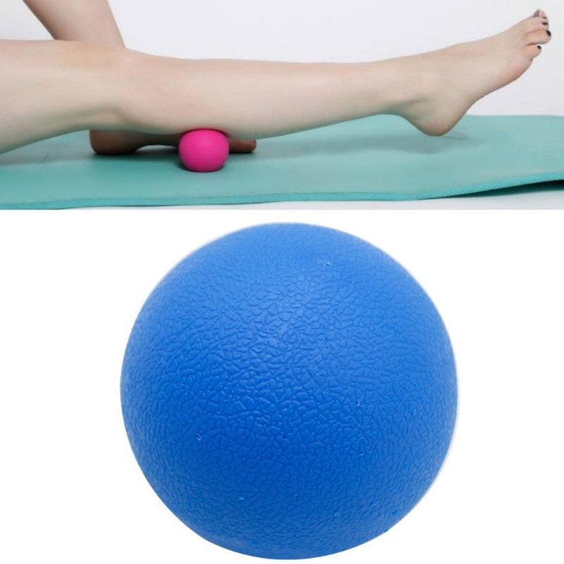 Deep Tissue Massage Fascia Ball for Plantar Acupoint Relief and Yoga Fitness (Blue)