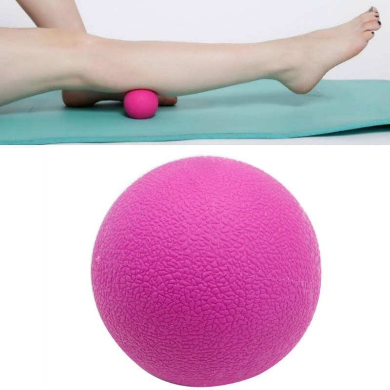 Fascia Ball Deep Muscle Relaxation Plantar Acupoint Massage Mini Yoga Ball Massage Ball (Pink)